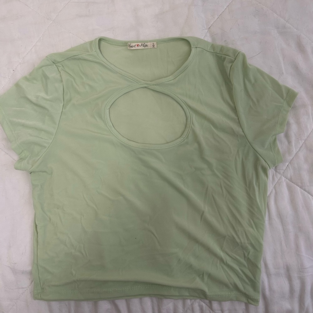 Keyhole shirt! Size large! Worn once :) super cute 🥰